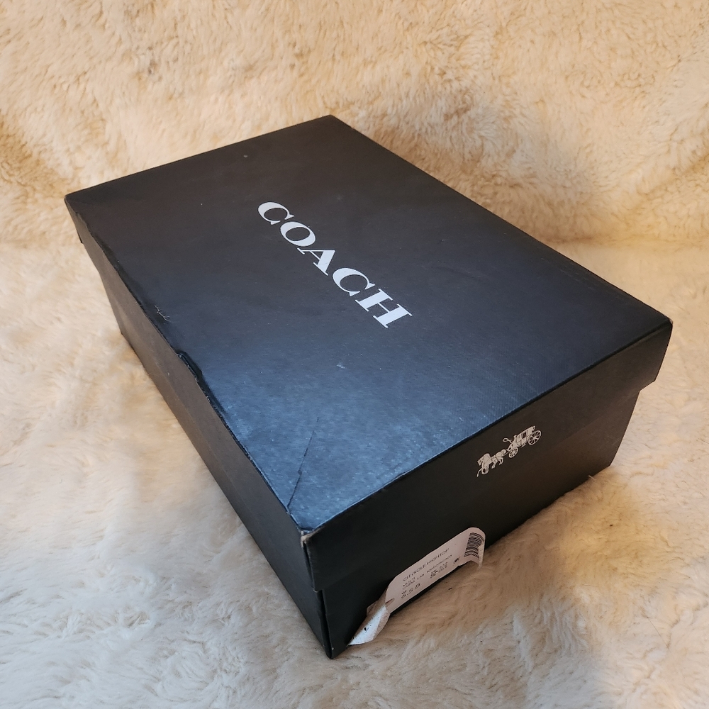 Coach CitySole High Top Platform Sneakers Rainbow Signature Canvas Pride Sz 6.5 - Picture 14 of 14